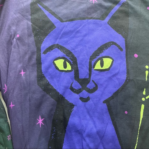 💜🎃  Disney Hocus Pocus. Sanderson Sisters/Binx long sleeve Reversible Sweater - Picture 11 of 15